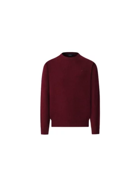 Sweter Hackett wełniany czerwony