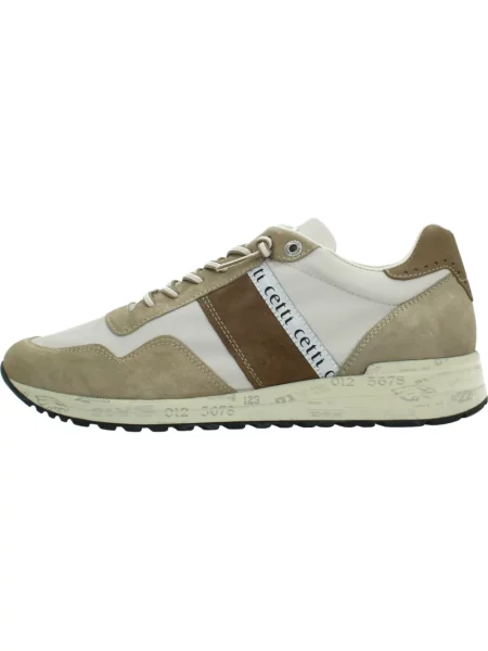 Sneakersy Cetti skórzane beżowe