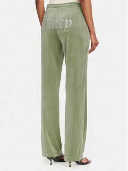 Juicy Couture Hlače Tina kaki zelena