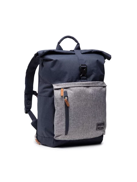 Ruksak Travelite Rollup Rucksack Marine/Grau plava