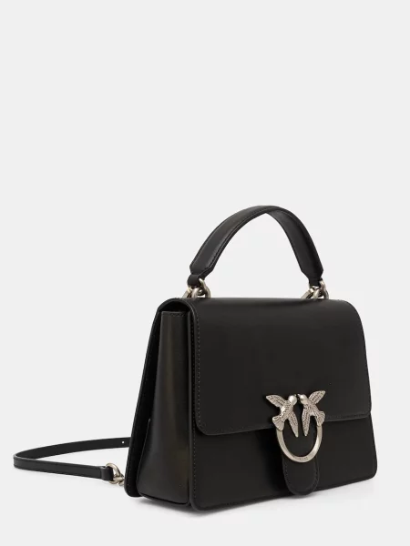 Шкіряна сумочка Pinko сірий