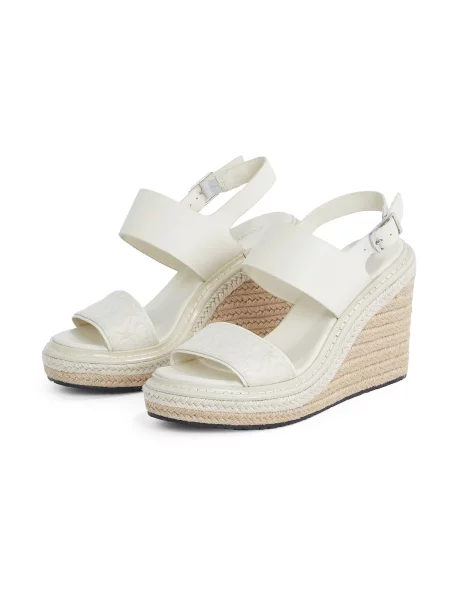 Espadrile Calvin Klein Wedge Sandal 70 Jacq bela