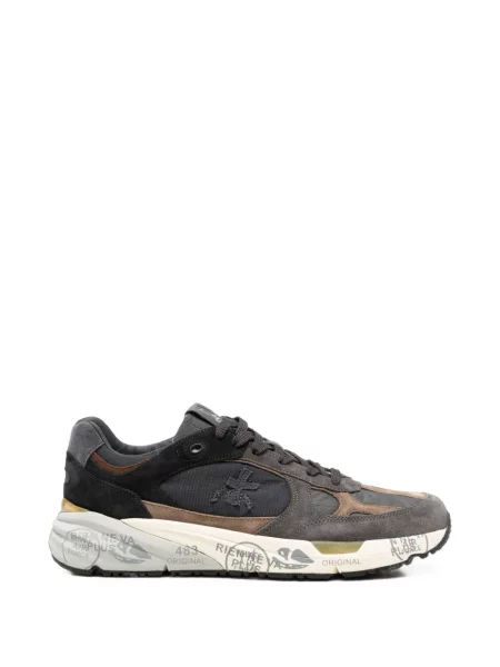 Sneakerși Premiata din piele gri