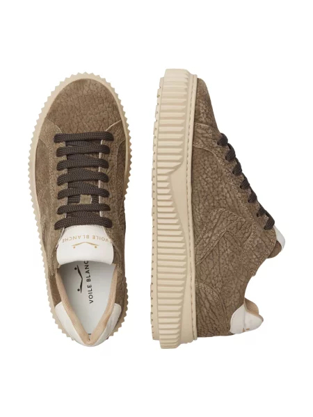 Sneakersy Voile Blanche skórzane zielone