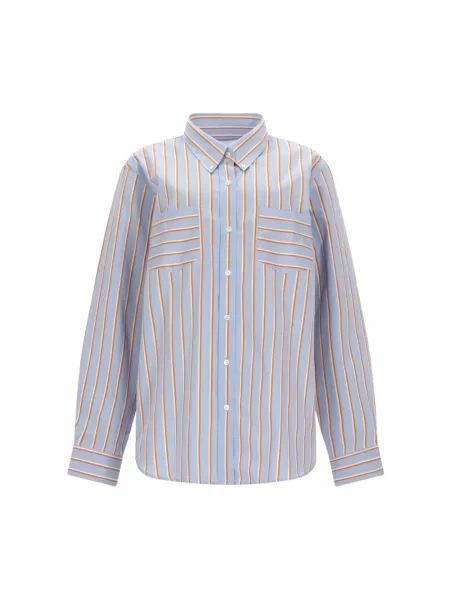 Koszula Dries Van Noten niebieska