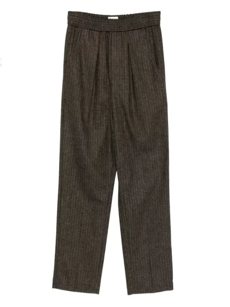 Pantaloni Isabel Marant cu dungi maro
