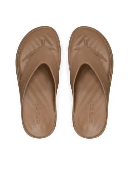 Platform talpú vietnámi papucs Crocs barna