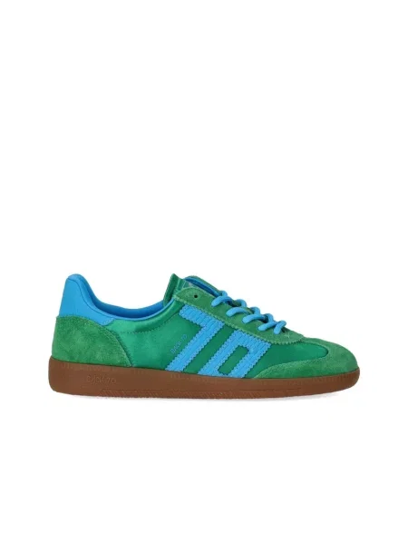 Satynowe sneakersy Back70 zielone