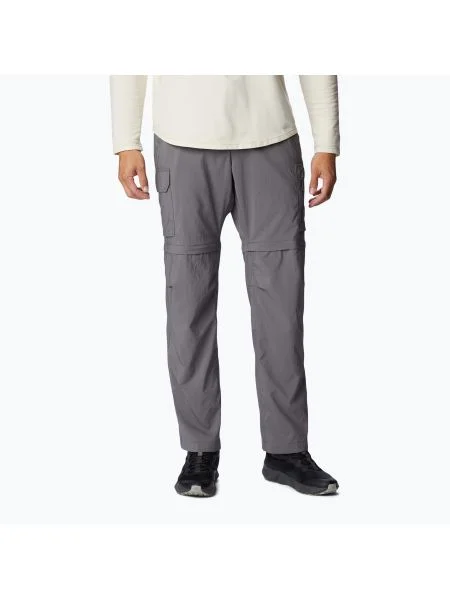 Pantaloni de trekking pentru bărbați Columbia Silver Ridge Utility Convertible gri