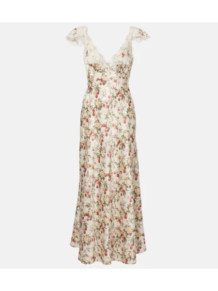 Rochie midi Dôen de mătase