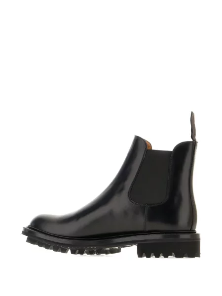 Botine chelsea Church's din piele negru