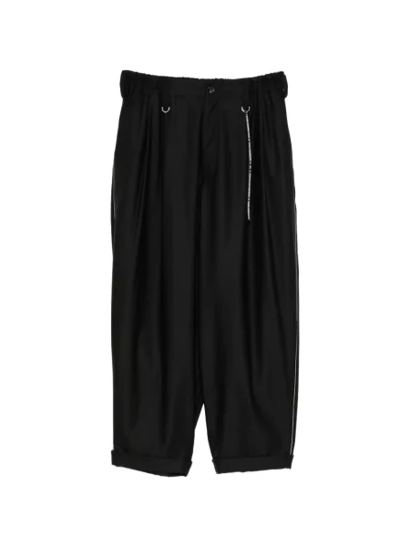 Pantaloni Mastermind World de lână negru