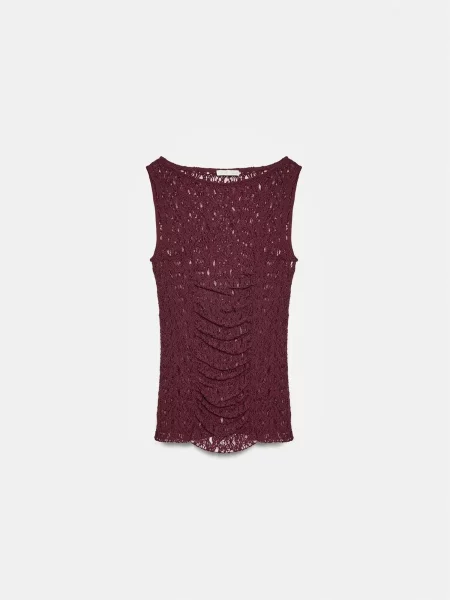 Dilvin Top burgund