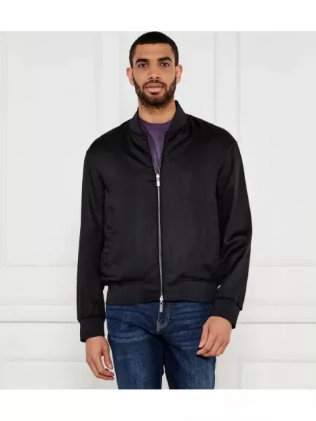 Armani Exchange Kétoldalas bomber dzseki fekete