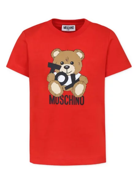 Koszulka dziecięca Moschino czerwona