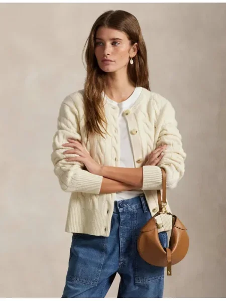 POLO RALPH LAUREN De lână cardigan cu adaos de cașmir