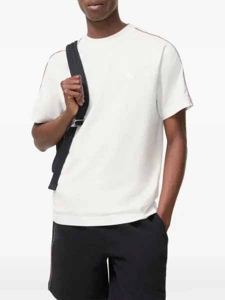 Tricou Burberry în carouri alb