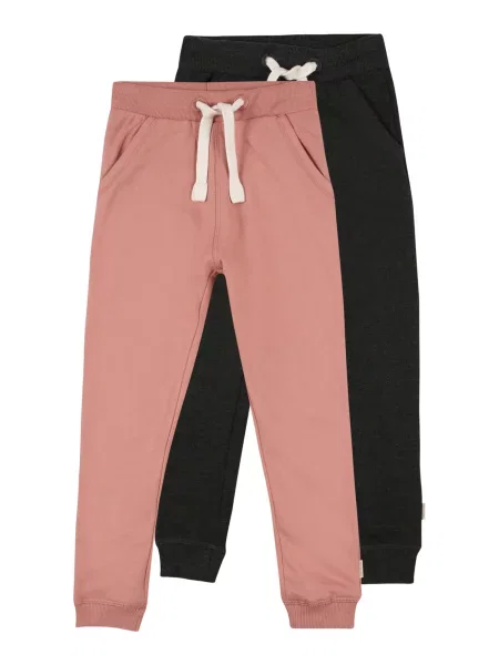 MINYMO Pantaloni metalic / roz gri