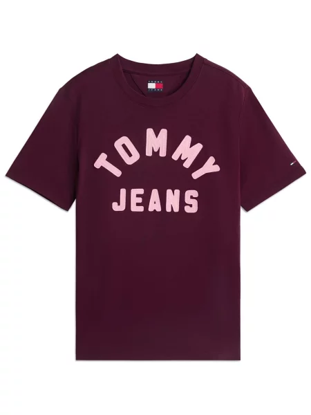 Tricou Tommy Jeans roșu