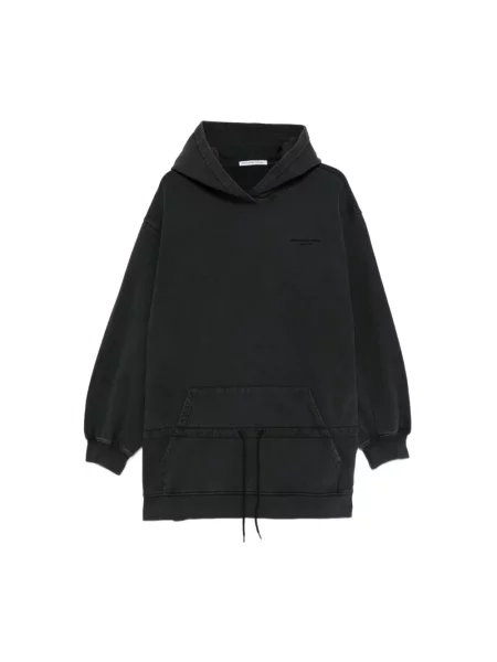 Bluza z kapturem Alexander Wang z kapturem czarna