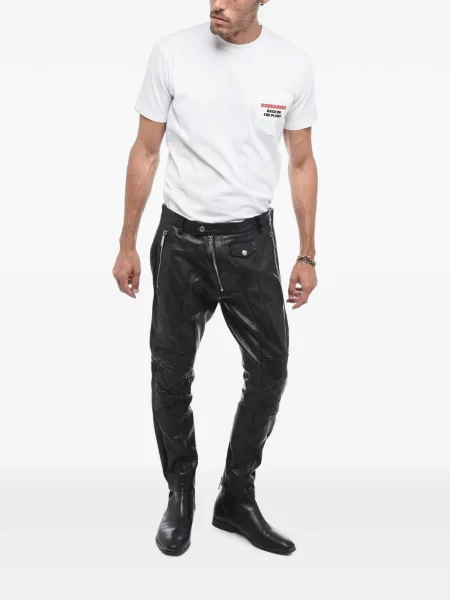 Matlasat pantaloni Dsquared2 negru
