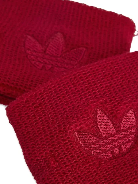 Șosete Adidas cu dungi alergare tricotate roșu