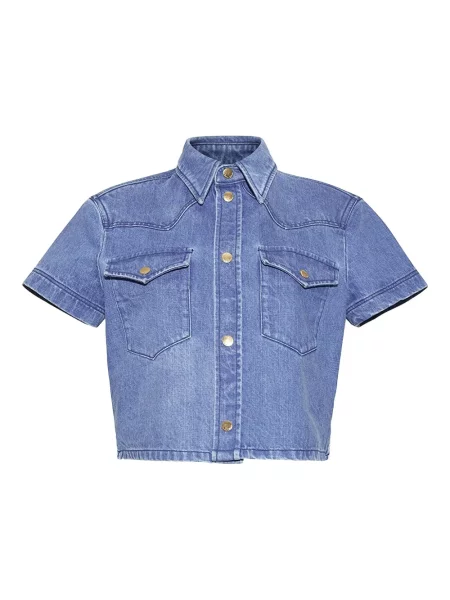 Cropp gulerat top Cara Cara albastru