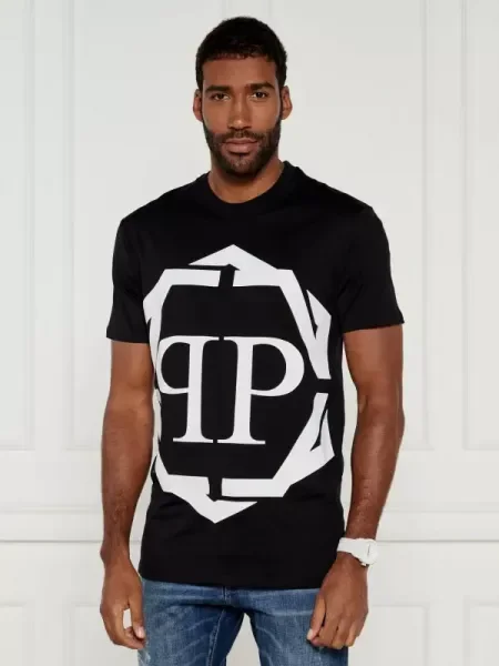 Philipp Plein Póló Hexagon fekete