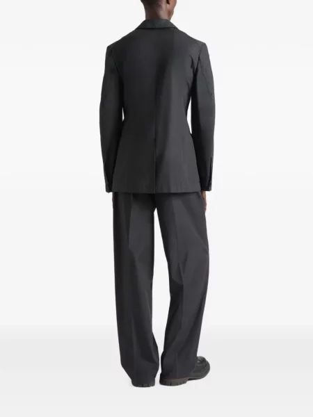 Geacă Givenchy din poplin cu două rânduri de nasturi negru