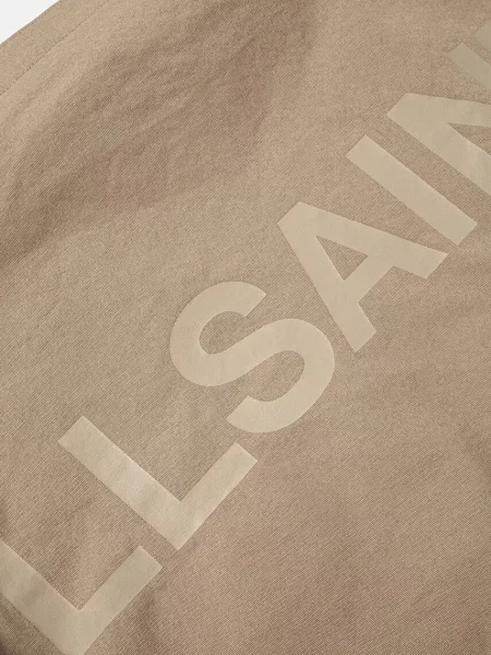 Большая сумка Allsaints бежевая