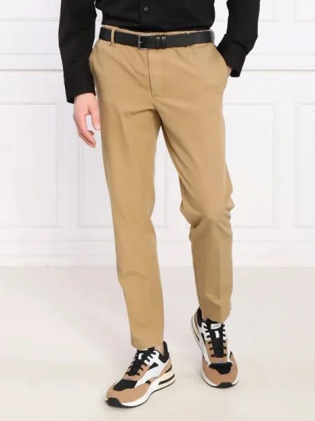 BOSS BLACK Chino nadrág Kane-DS 01 | stretch fekete