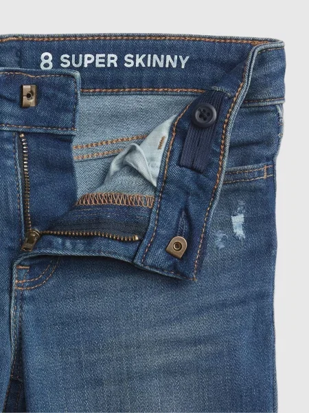 Skinny fit traperice Gap bijela