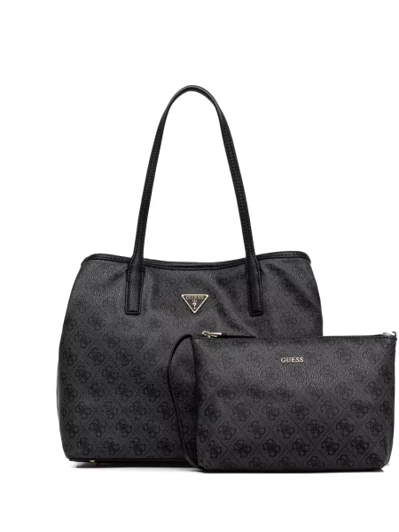 Geantă shopper Guess negru