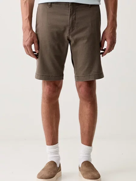 Λινό παντελόνι chino Levi's καφέ