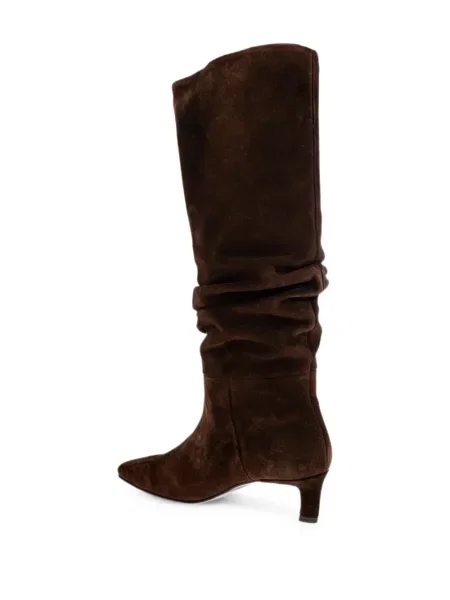 Botine Alohas din piele de căprioară maro