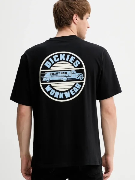 Тениска Dickies с принт черно