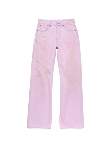 Džíny Acne Studios fialové
