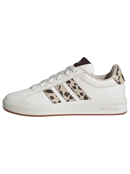 ADIDAS SPORTSWEAR Sportske cipele Grand Court nude / tamno smeđa bijela