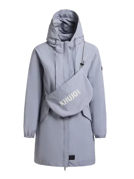 Khujo Prehoden plašč Ameti golobje modra