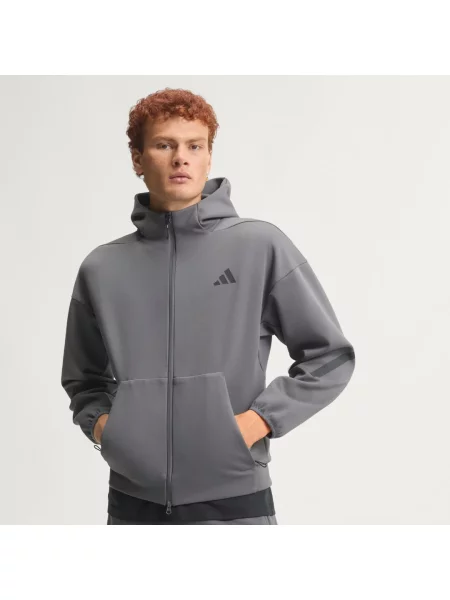 Sportovní bunda ADIDAS Z.N.E. FULL šedá