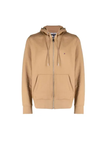 Bluza rozpinana Tommy Hilfiger brązowa