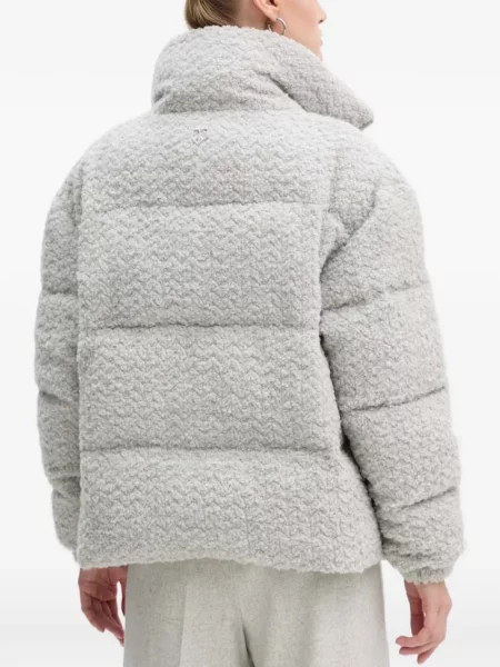 Geacă de blugi Moschino Jeans gri