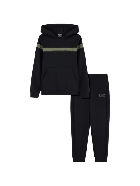 Komplet dresowy dziecięcy Emporio Armani czarny