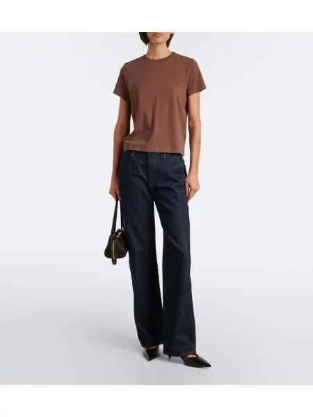 Tricou Khaite tricotate maro
