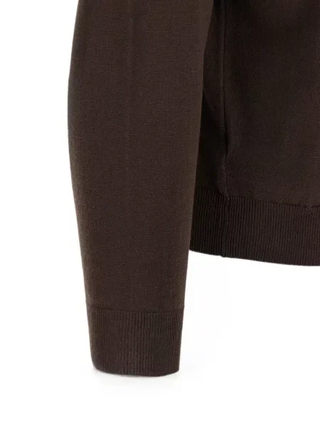 Lung tricou polo Zanone maro