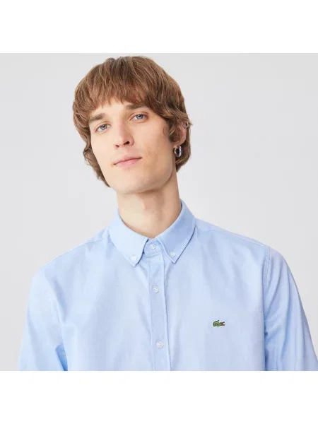 Рубашка Lacoste голубая