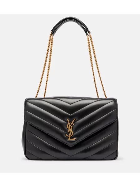 Geanta de piele Saint Laurent din piele negru