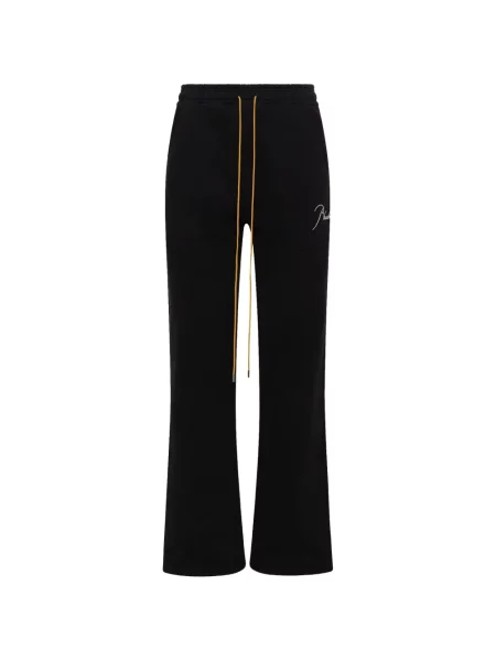 Pantaloni Rhude alergare cu cordon negru
