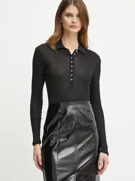 Tricou mânecă lungă Pinko negru