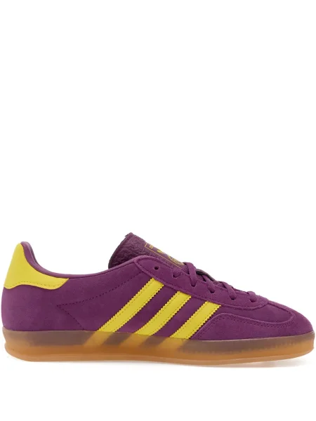 Sneakerși Adidas Campus cu imagine alergare din piele de căprioară negru